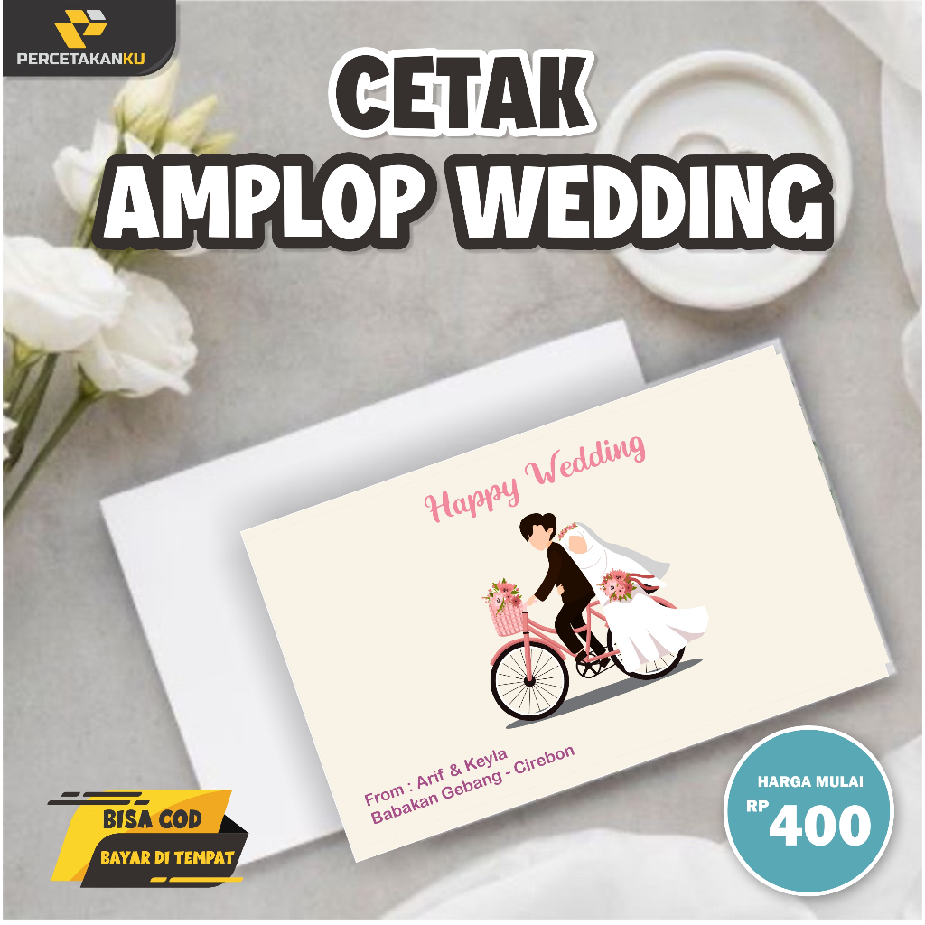 

Amplop Kondangan / Buwuhan / Nikahan Costom Murah