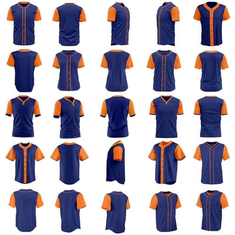 MOCKUP JERSEY BASEBALL FILE COREL DRAW - CDR