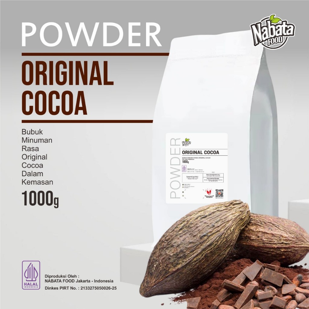 

Cocoa Original Nabata Food - Bubuk Minuman Cokelat 1 kg