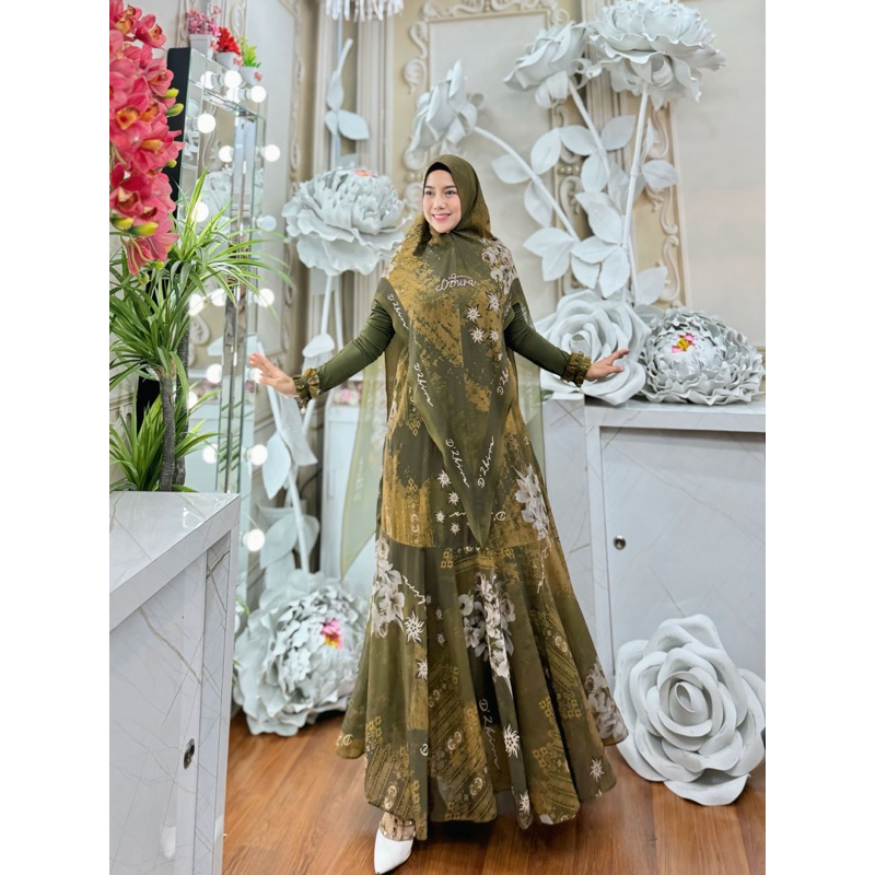 HAWWA SYARI VOL 2 SERIES BY DZHIRA D’ZHIRA / GAMIS SET SYARI / DRESS MUSLIMAH / BAJU SYARI BRANDED /