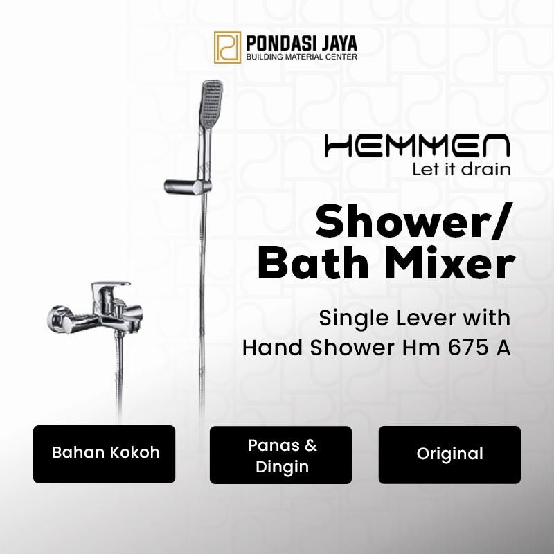 HEMMEN Single lever bath / Shower Mixer With Hand Shower Hm 675 A