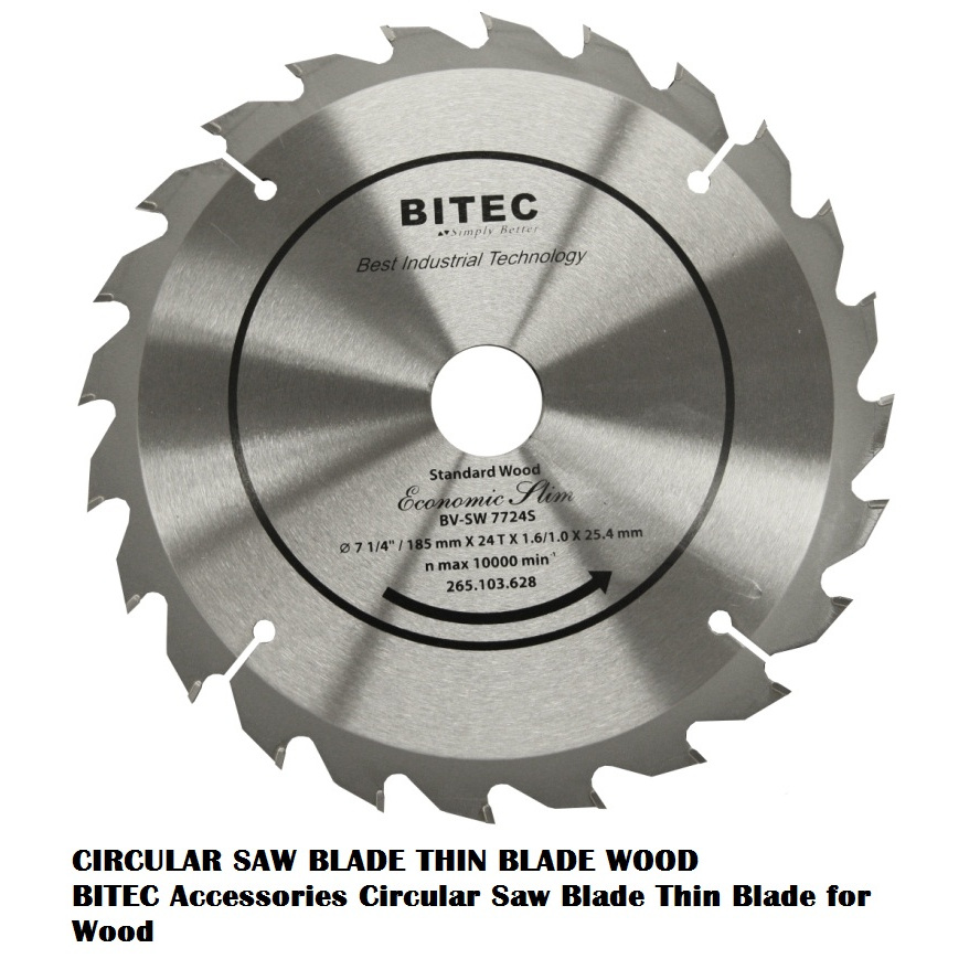 CIRCULAR SAW BLADE THIN BLADE WOOD  BITEC Accessories Circular Saw Blade Thin Blade for Wood