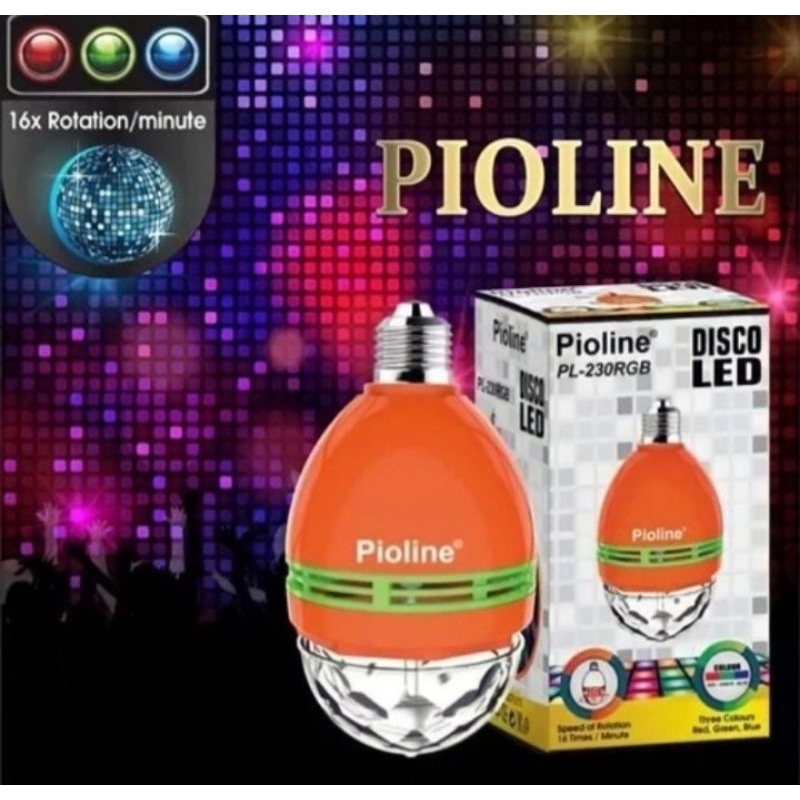 Lampu Disco LED / LED Warna / lampu disco led fiting Pioline PL230RGB
