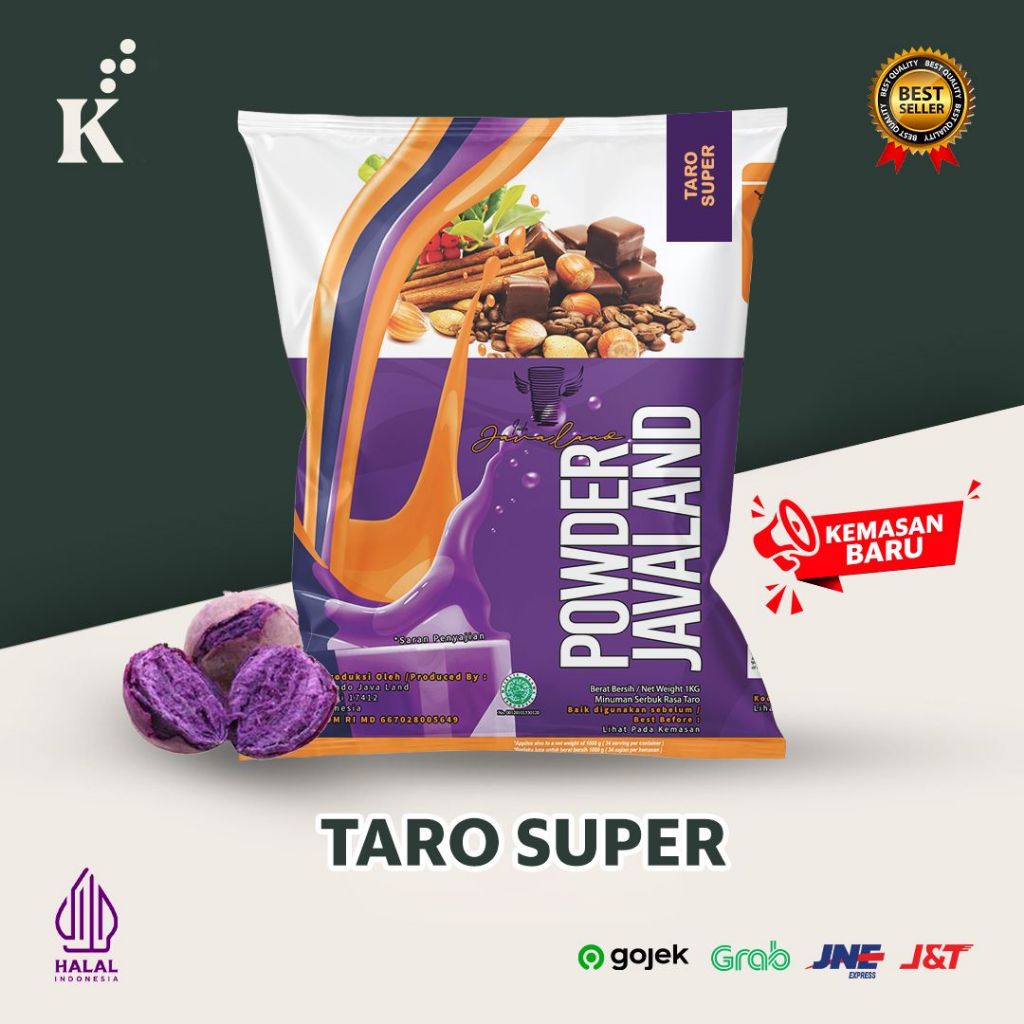 

Bubuk Minuman Powder Taro Super Javaland 1 kg