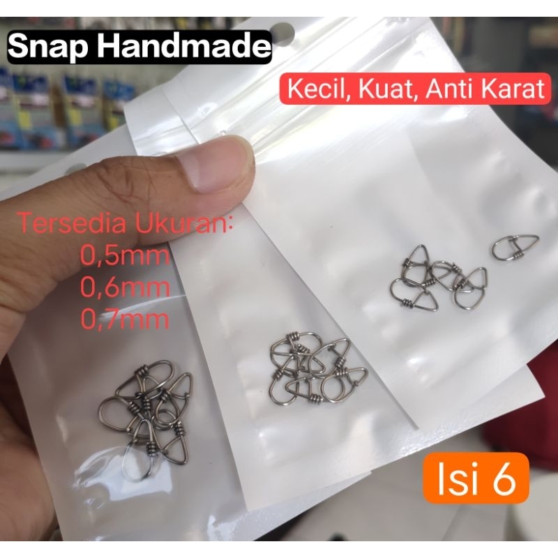 Snap Pancing Handmade Kuat Anti Karat