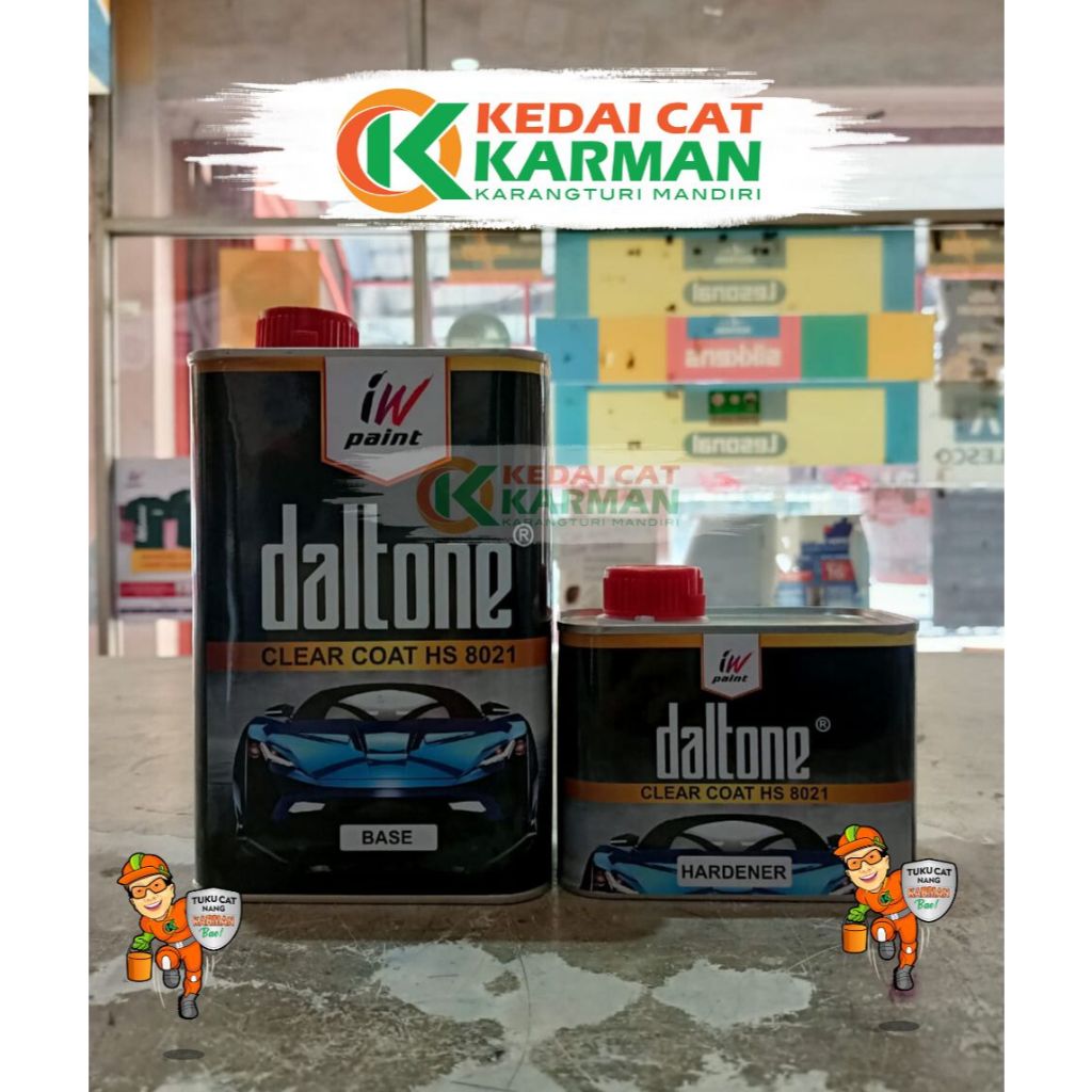 CLEAR COAT / CLEAR / PERNIS DALTONE 8021 GLOSS HS L - CLEAR GLOSSY HIGH SOLID KILAP ANTI GORES PELIN