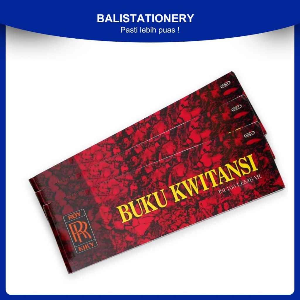 

Buku Kwitansi / Kuitansi Besar Kiky isi 100 Lembar