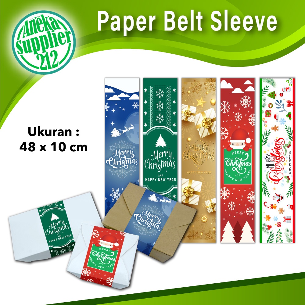 

Paper Belt Sleeve - Pita Toples - Pita Kertas - NATAL Christmas