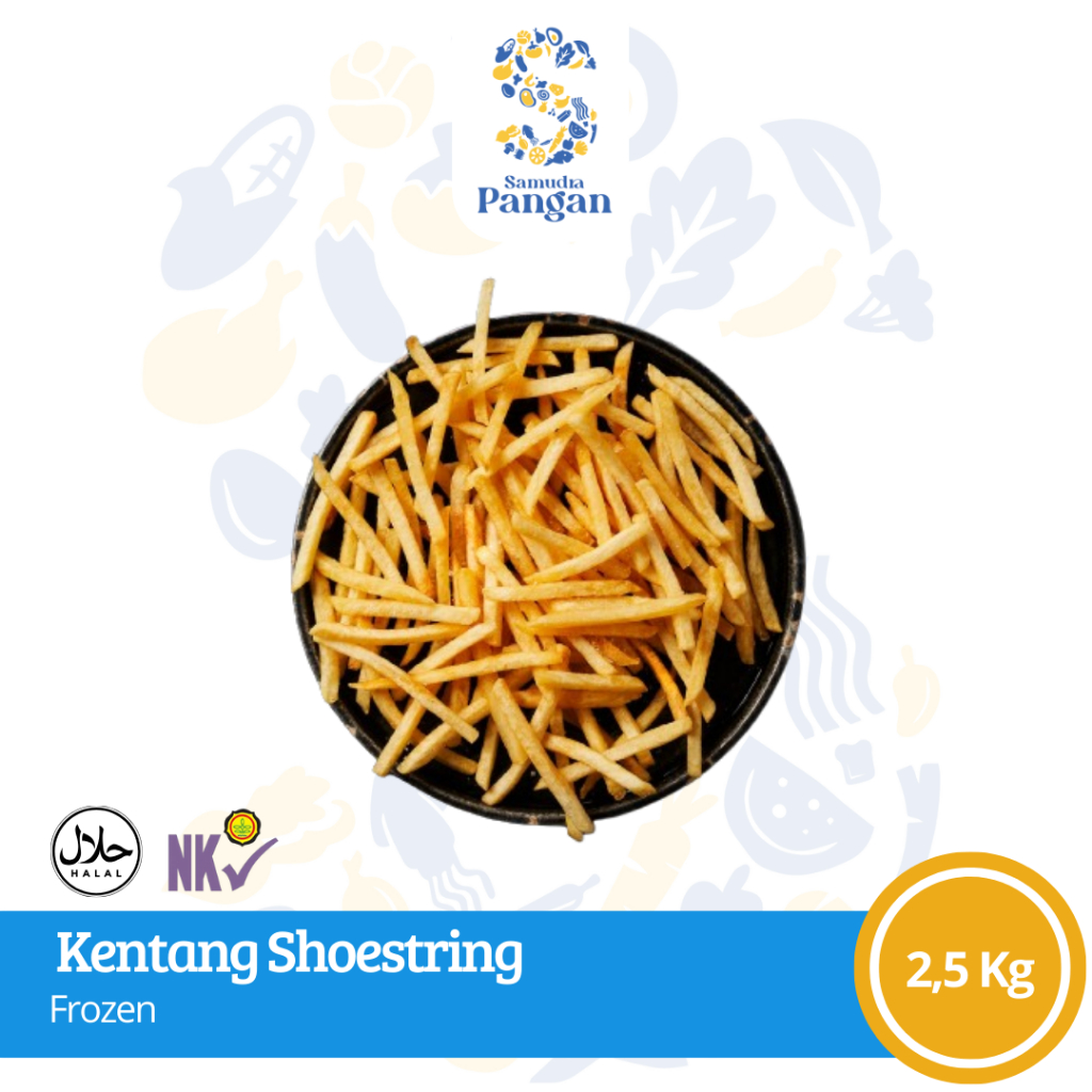 

Kentang French Fries Shoestring Cut 2.5 Kg Frozen Tangerang