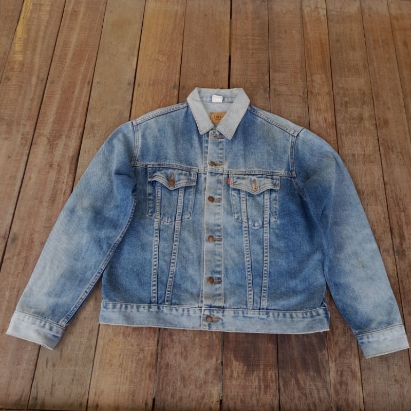 jaket Fallas jeans second denim bekas levis preloved