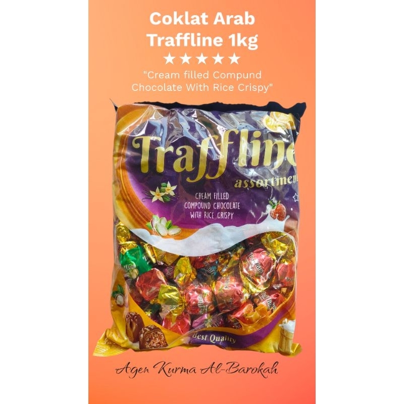 

Coklat Arab Traffline 1KG Cream Chocolate With Rice Crispy