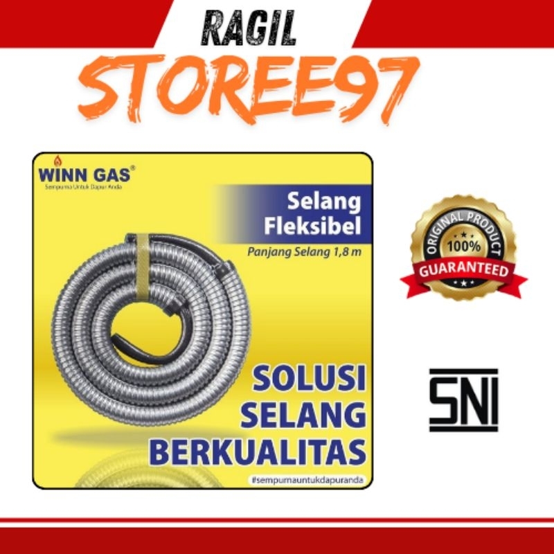 Selang Regulator Gas Elpiji LPG Winn Gas Pemium
