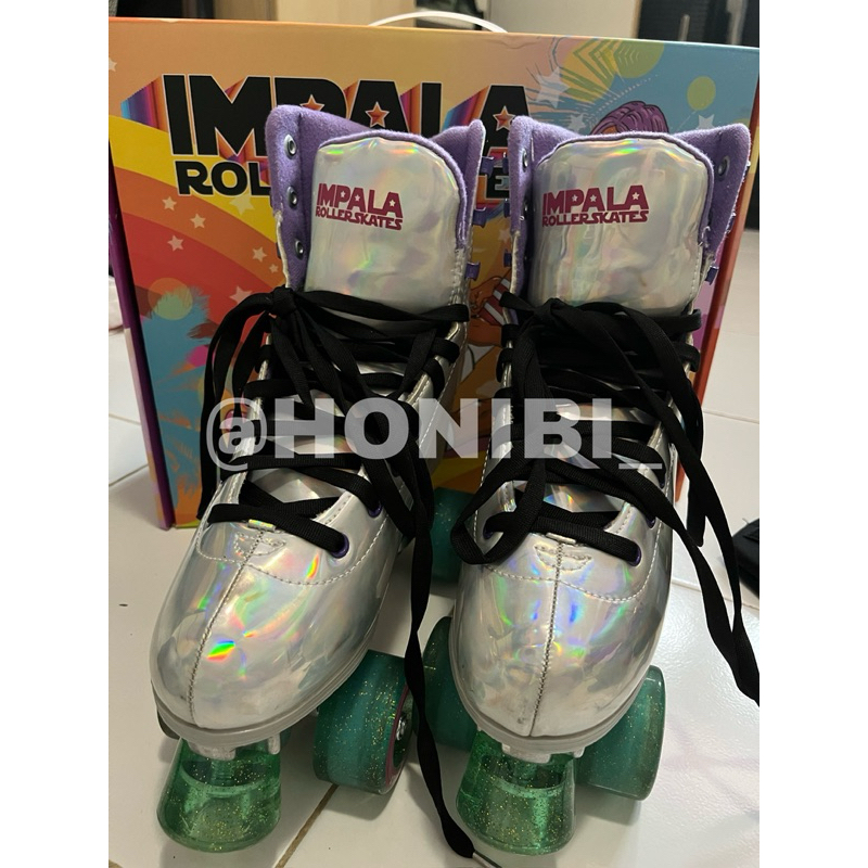 (PRELOVED) Impala Roller Skates - Holographic Roller Skate/Original Sepatu Roda Quad Rollerskates EU