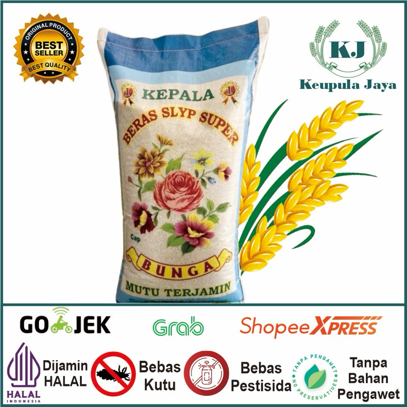 

BERAS BUNGA SLYP SUPER SPESIAL 5kg 10kg 20kg