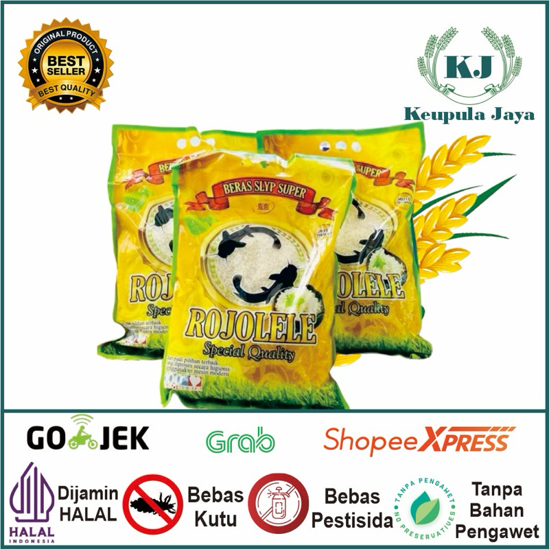 

beras rojolele spesial quality 5 liter