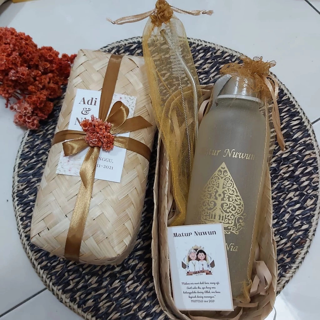 

besek kecil panjang boxs souvenir botol box souvenir rice box packaging kotak souvenir