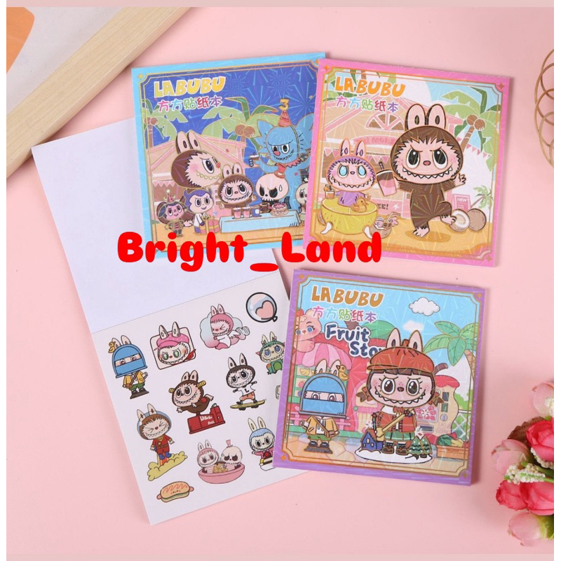 

STICKER LABUBU isi 12 lembar Sticker Karakter LABUBU Stiker kartun Dekorasi