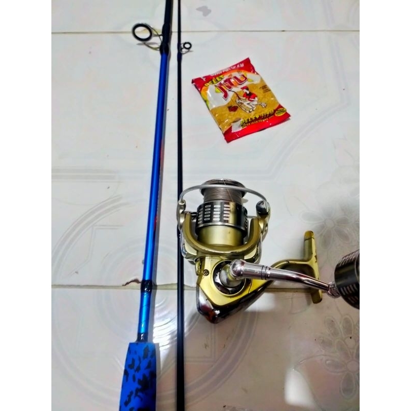 pancing set bekas reel kenzi rado 3000