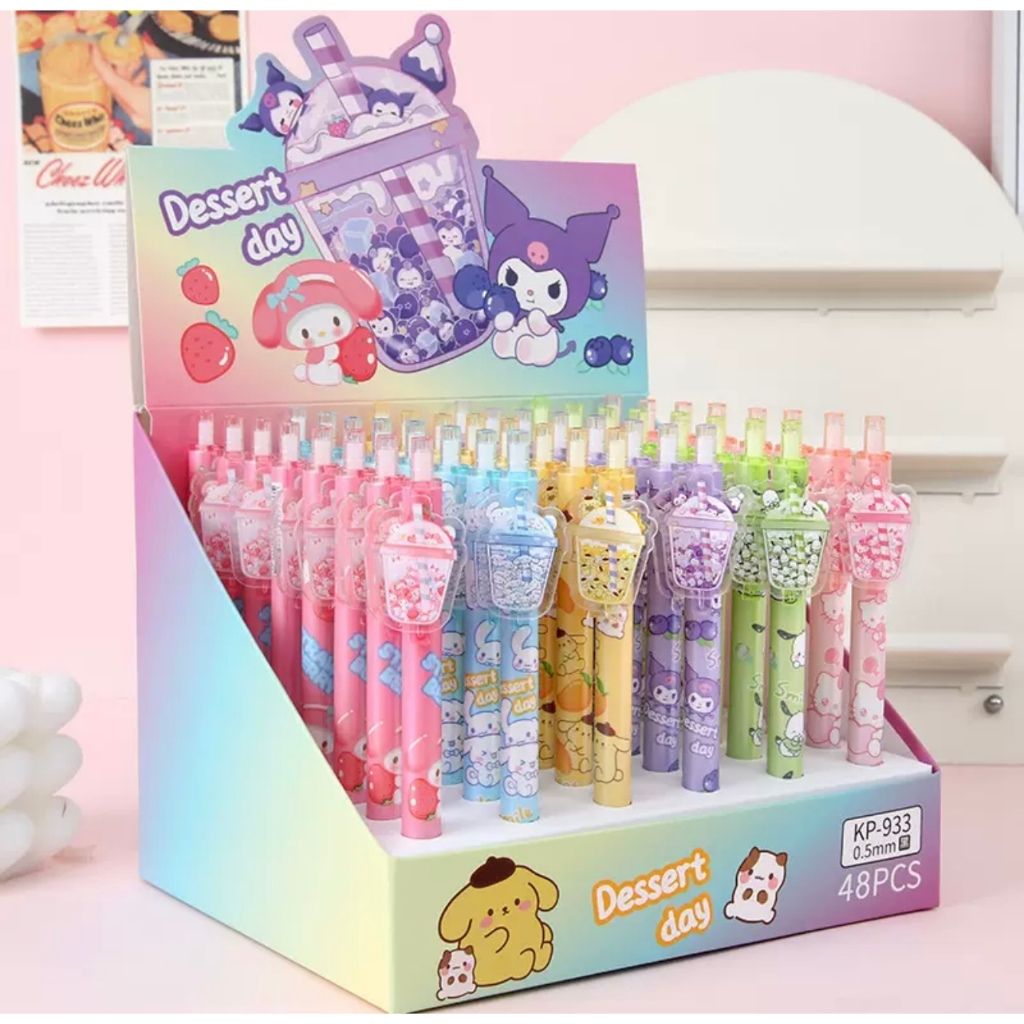 

[YY]Pulpen Klik Pen sanrio New Arivall Melody,Cinamoroll,Kuromi,Pompurin007