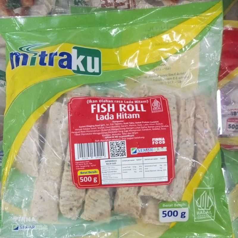 

MITRAKU FISHROLL Lada hitam 500gr