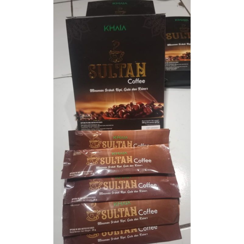 

Terlarisss, Coffee Sultan Penambah Stamina Pria Herbal 1box isi 10shaset 100% Original