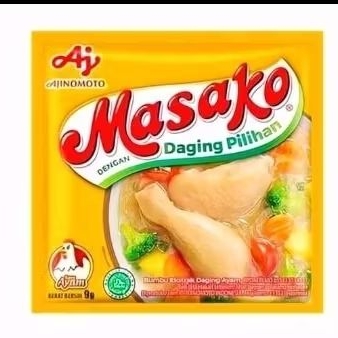 

1 lembar masako ayam isi 72 piece