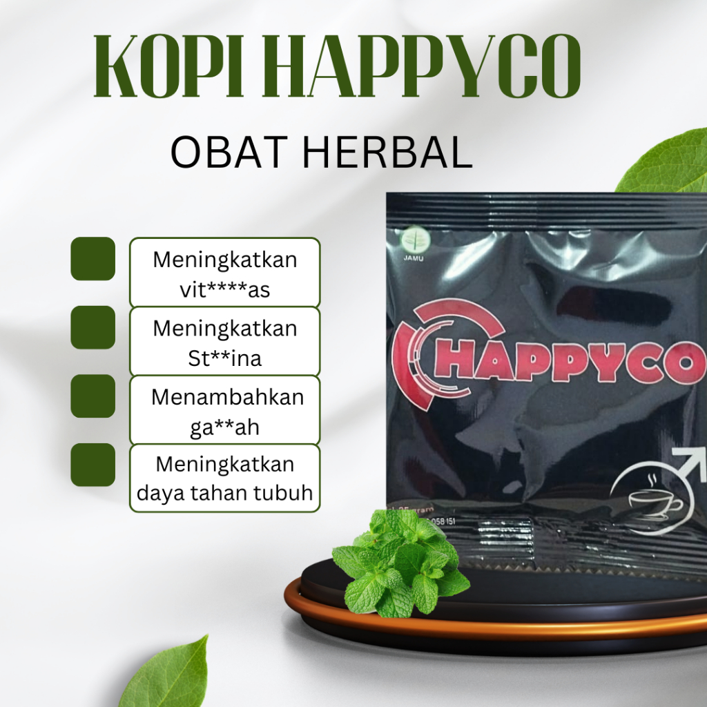 

Kopi Herbal Hapyco Pria DewasaRamuan 100 % Herbal Murni Dan Asli Berkualitas Tinggi Kopi Bubuk Cod