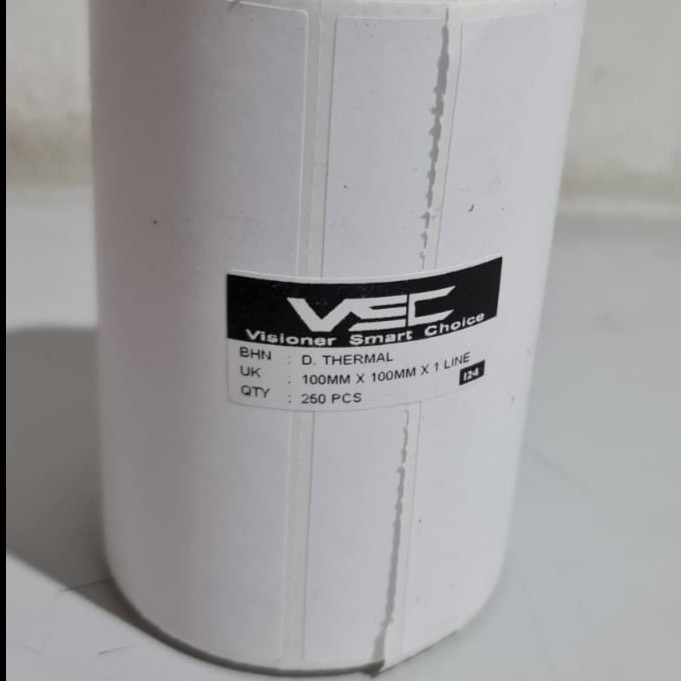 

Label Stiker Direct Thermal 100 x 100 1Line 250Pcs
