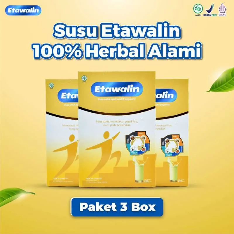 

PROMO!!!! (3 BOX) Etawalin Susu Etawa Herbal Nyeri Sendi Dan Rematik