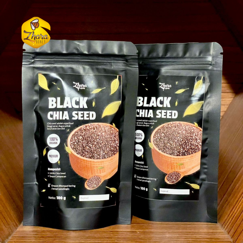 

Black Chia Seed | Biji Chiaseed | Organik | Original | Natural Premium Alami 100gr