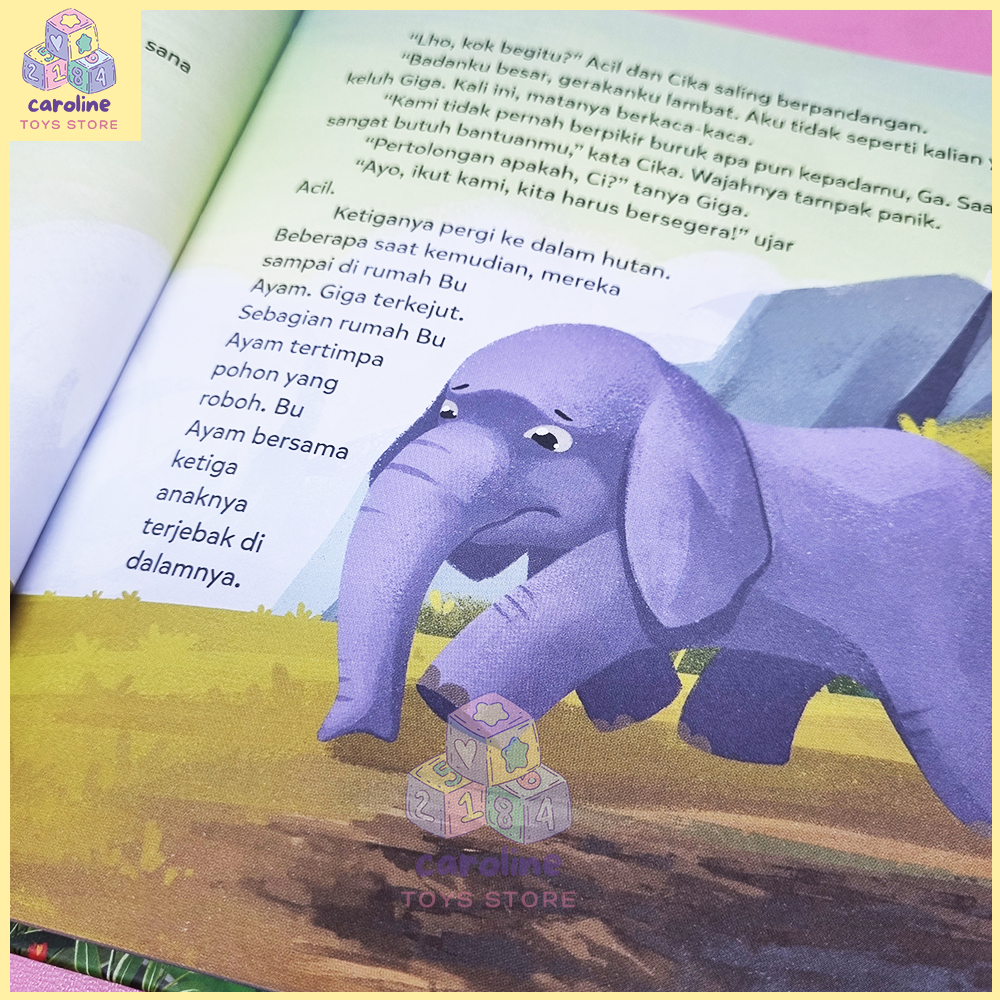 RB Buku Dongeng Pengantar Tidur Isi 30 Buku Cerita Hewan Anak Dongeng Cerita Moral Hard Cover