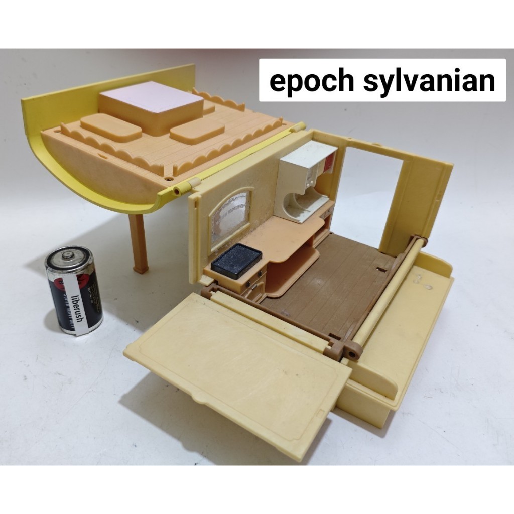 Sylvanian famillies hamburger wagon playset figure