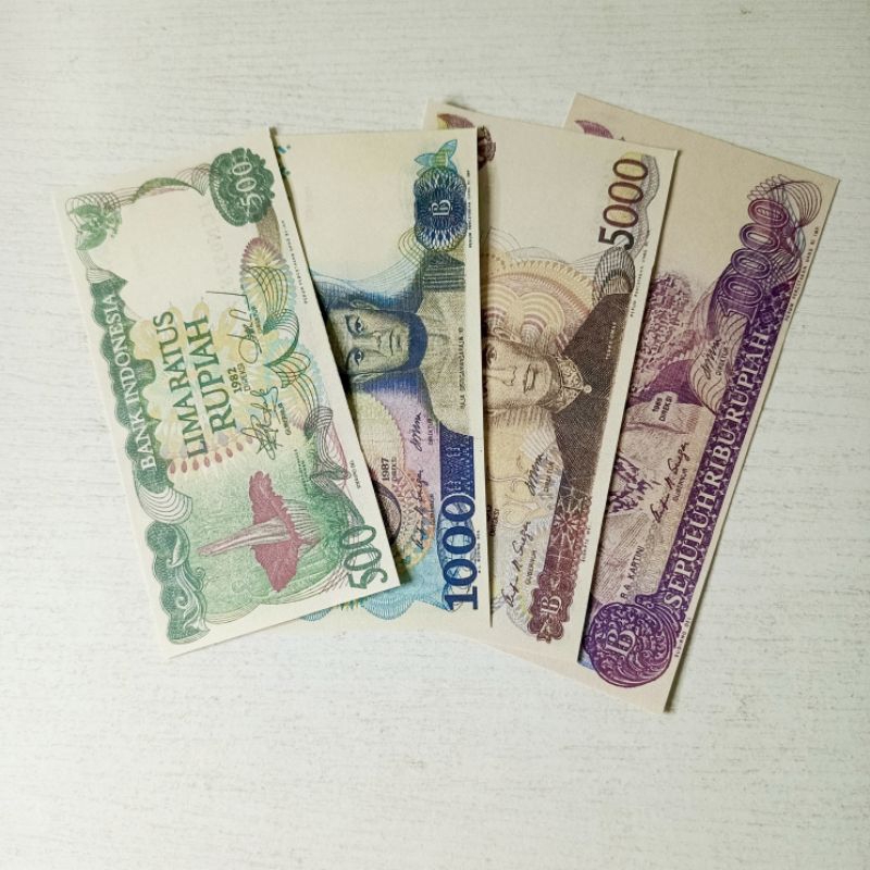 Replika Uang Rupiah Indonesia edisi 80an / Uang Mainan / Rupiah / IDR / Indonesian Rupiah / Rupiah 1