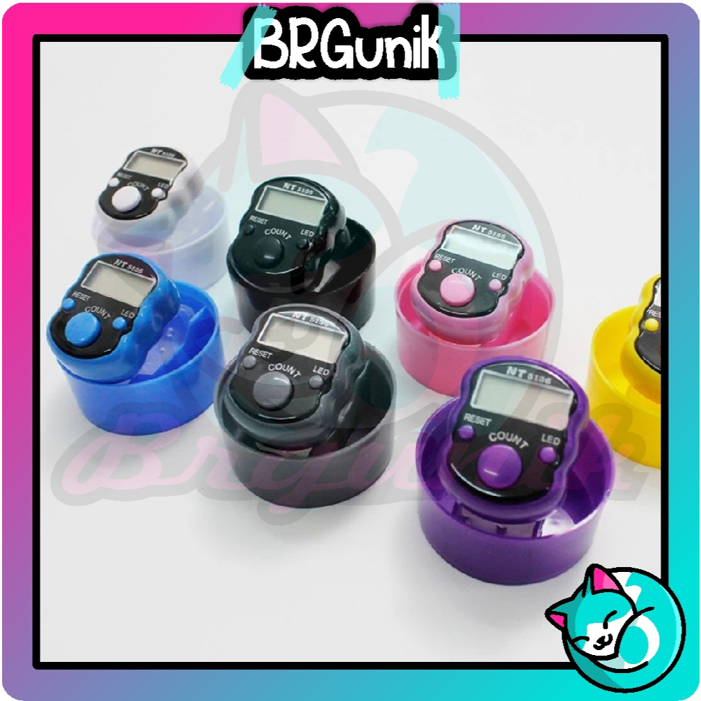 BRGUNIK Tasbih Box Led Digital | Tasbih Led Box Besar Bentuk Bulat R1188