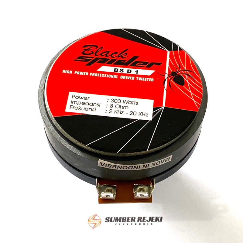 Driver Tweeter Black Spider D1 Original