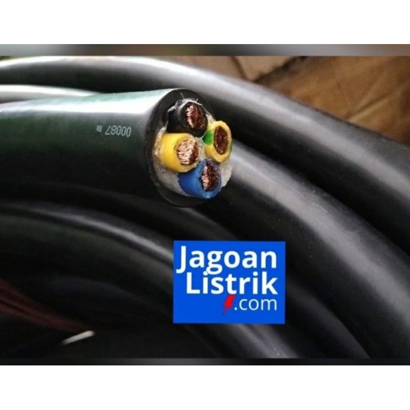 Jembo Kabel Listrik Hitam Serabut NYYHY 4x25 mm2 ( Ecer ) NYYHY 4 x 25 mm2 Jembo