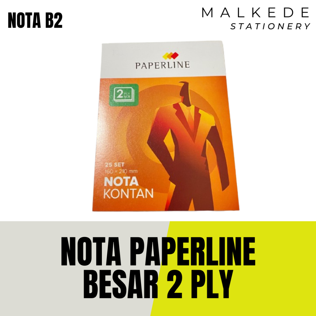 

NOTA KONTAN PAPERLINE BESAR 2 PLY | PPL B 2