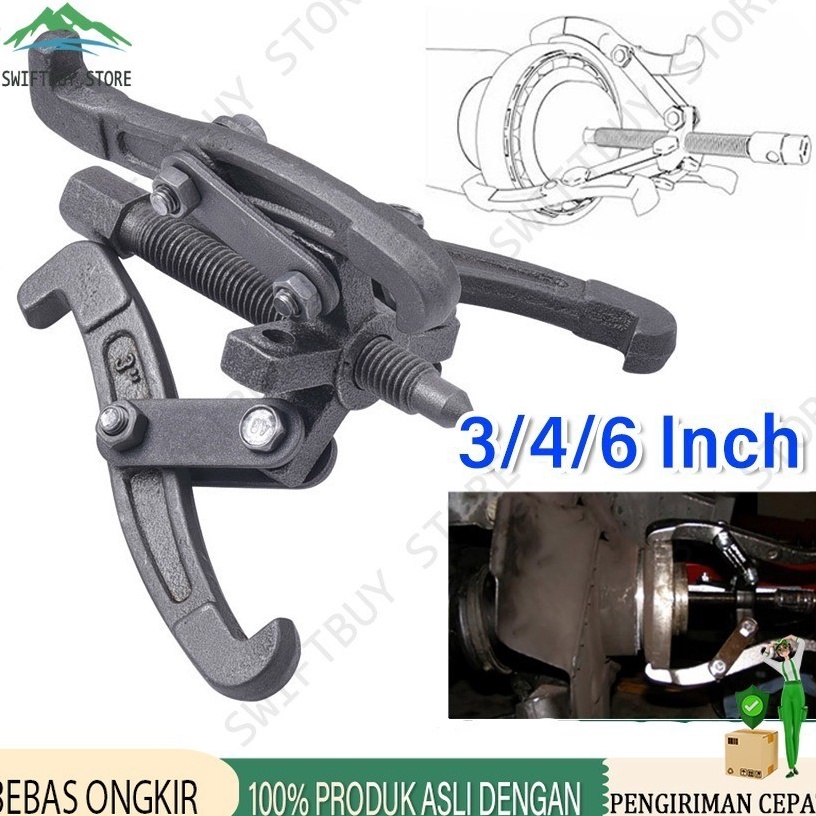 

KODE M4J2 Treker 3 Kaki 3 4 6 Inch Gear Puller 3 Jaw Tracker alat pencabut bearing laher ALAT MELEPAS BEARING ALAT MELEPAS LAHER