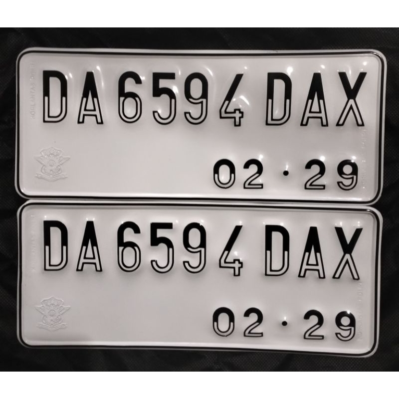 PLAT MOTOR ASLI LOGO SAMSAT VARIASI