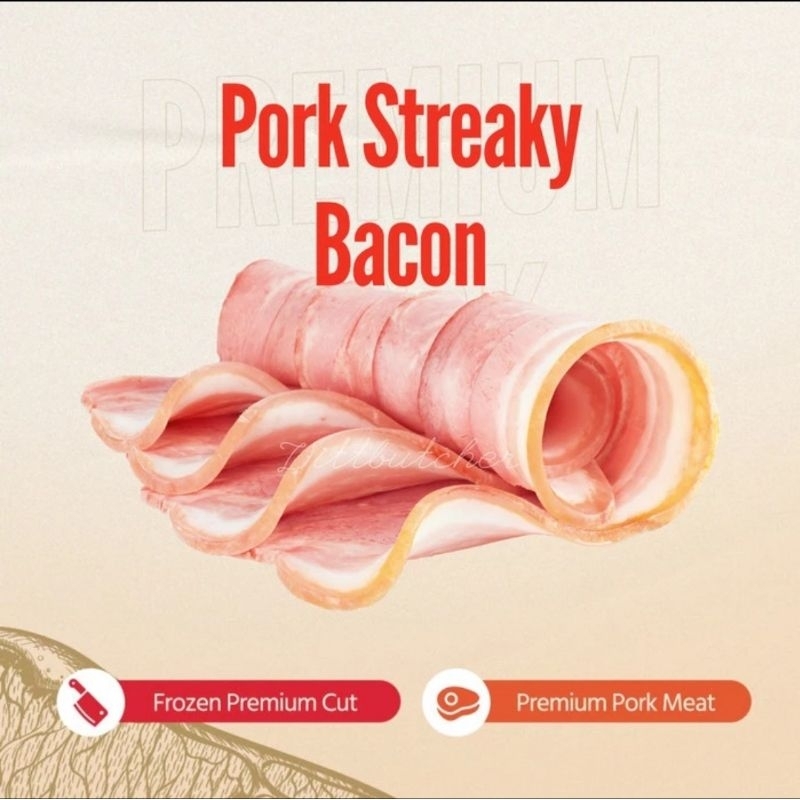 

Pork Streaky Bacon Homemade - Bacon Babi 1 Pax 1Kg