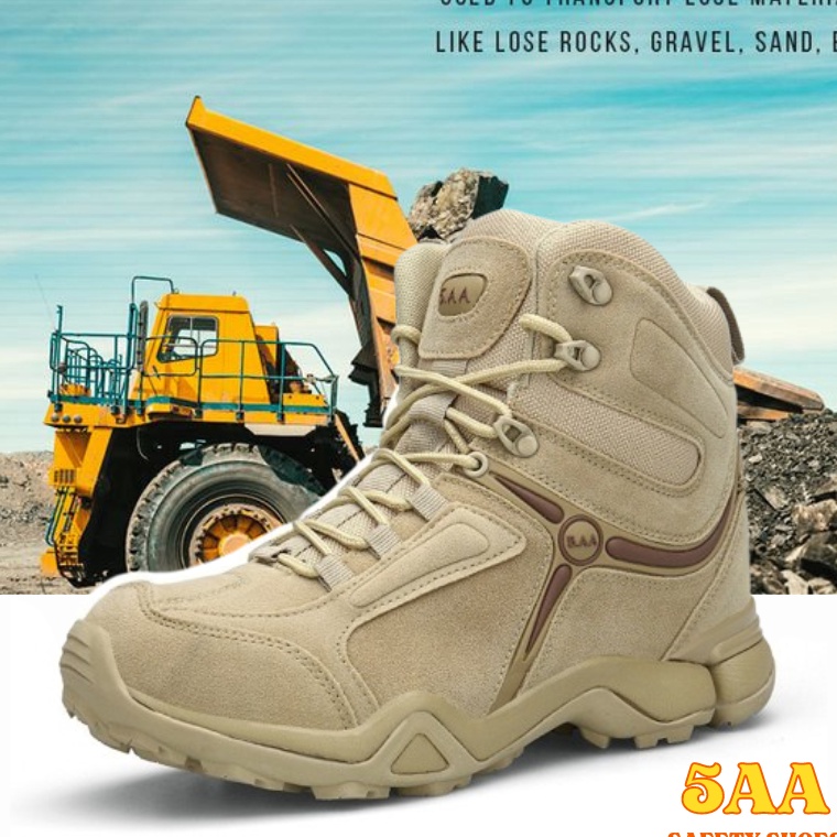 KODE G5Q Sepatu Boots Safety Tactical Delta 5AA Satpol pp Polisi Tni Pdl Hiking Gunung Pria Original