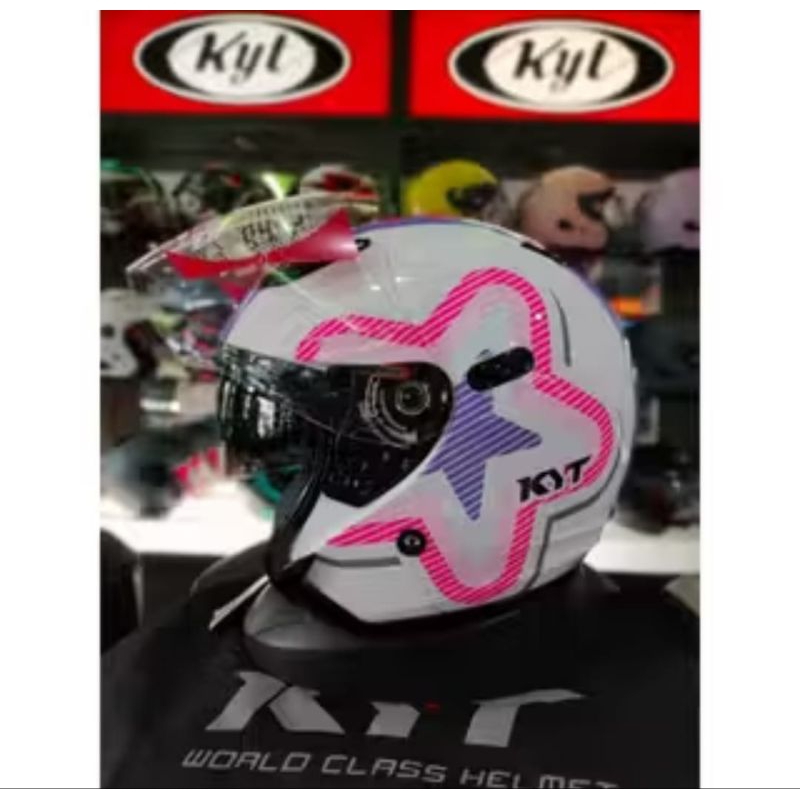 HELM KYT DJ MAXI MOTIF FULL WARNA