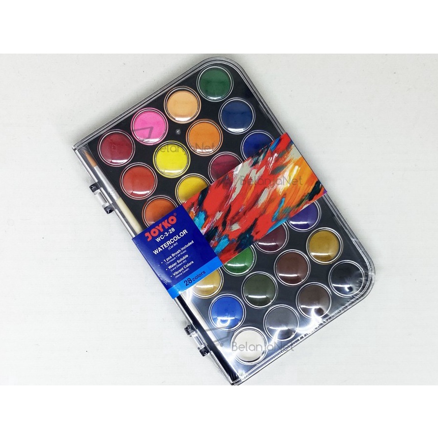 

KODE R5X8 Cat Air Watercolor Cake Joyko 28 Warna WC328