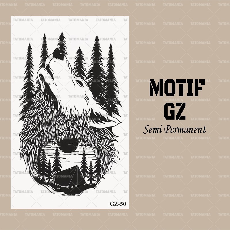 stiker tatto temporer semi permanen GZ 50 - tattooinkk