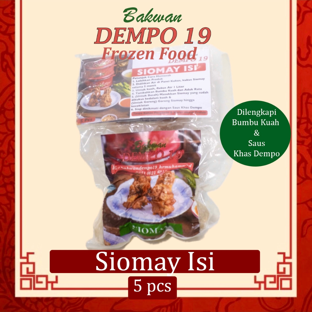 

Siomay Isi Babi isi 5 Pcs