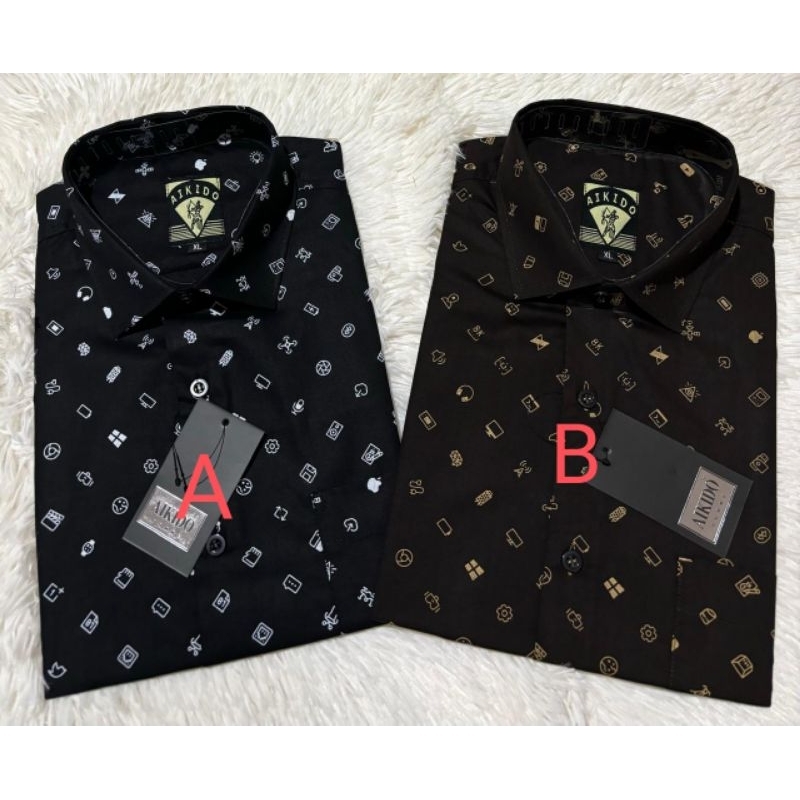 Aikido Kemeja Lengan Pendek Pria
