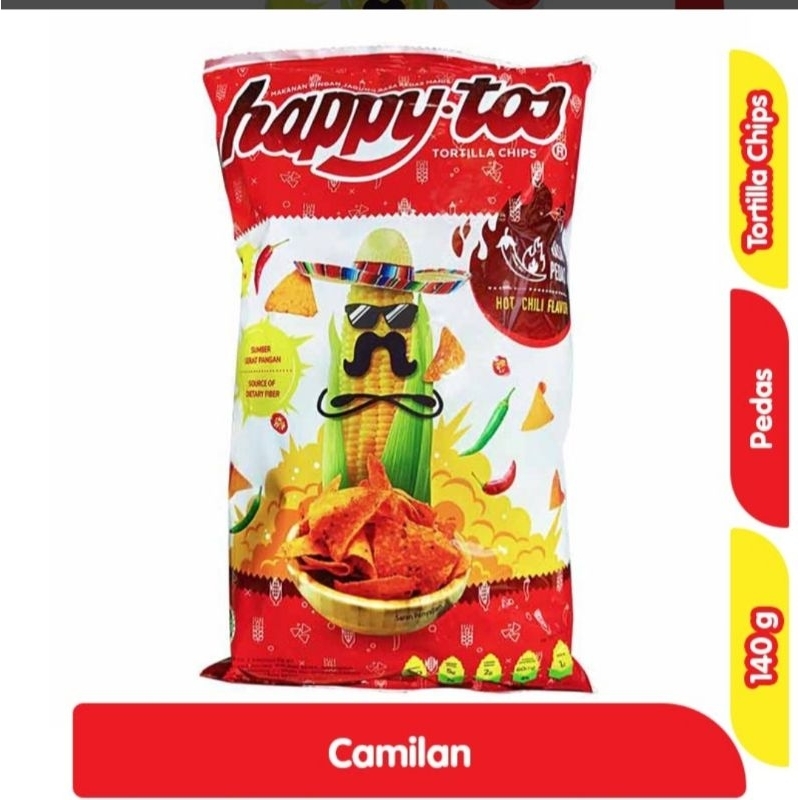 

HAPPTTOS TORTILA CHIPS 140g