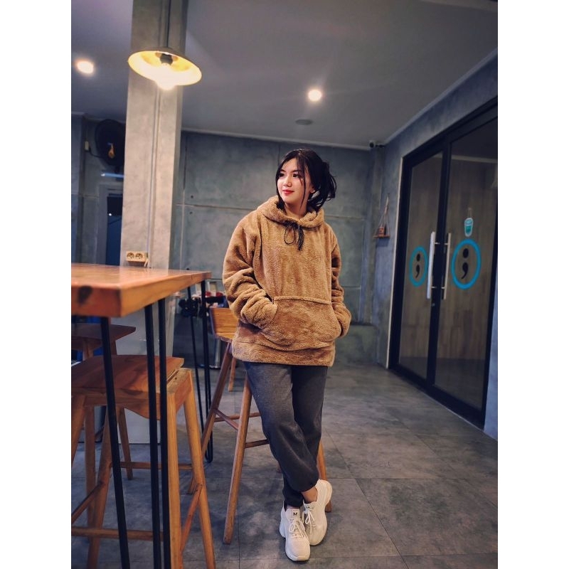 SHERPA HOODIE BULU/JAKET SHERPA BULU/JACKET BULU/JAKET BULU PRIA/JAKET BULU WANITA