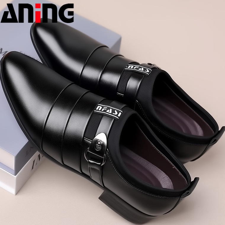 Harga Murah Sepatu Pantofel Pria Kulit Formal Casual Pesta Kerja Kantor Footwear versi korea