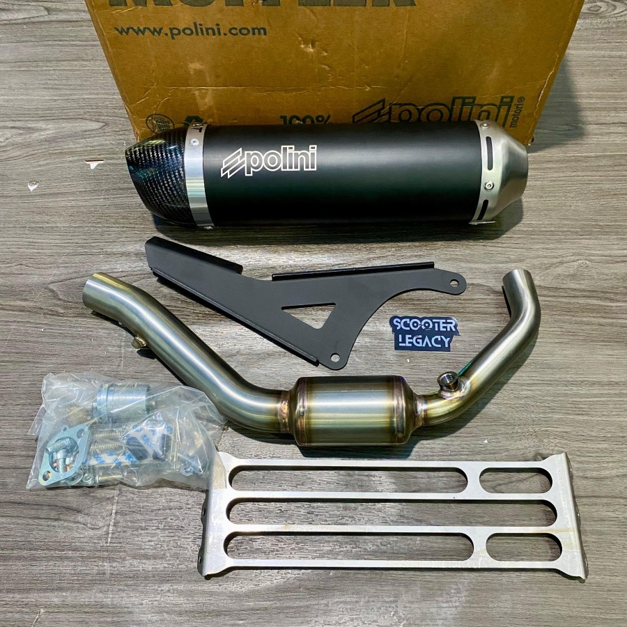 Knalpot Exhaust POLINI EVO 4T Vespa Sprint Primavera S LX LXV
